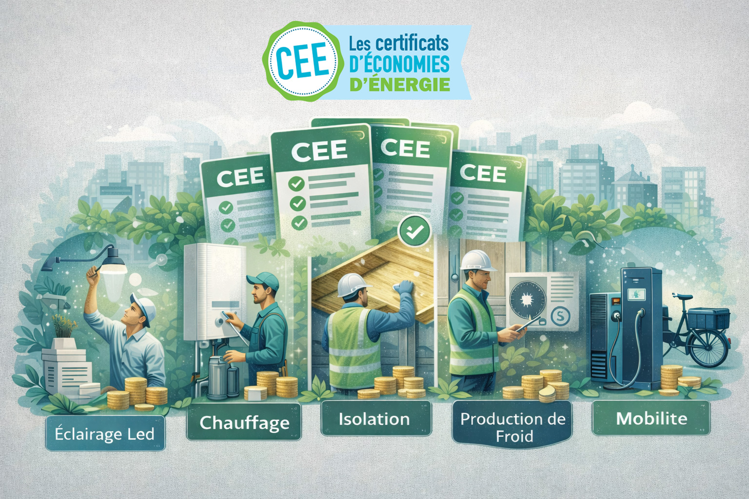 MAFATEC - Certificats d’Économies d’Énergie (CEE) - Les Fiches CEE pour Tous les Secteurs