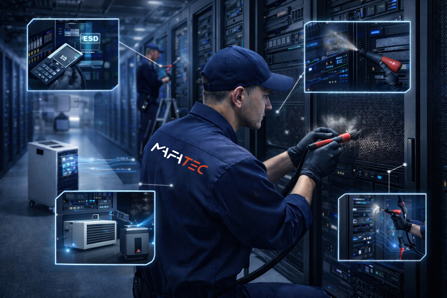 MAFATEC - Nettoyage des salles informatiques et data centers